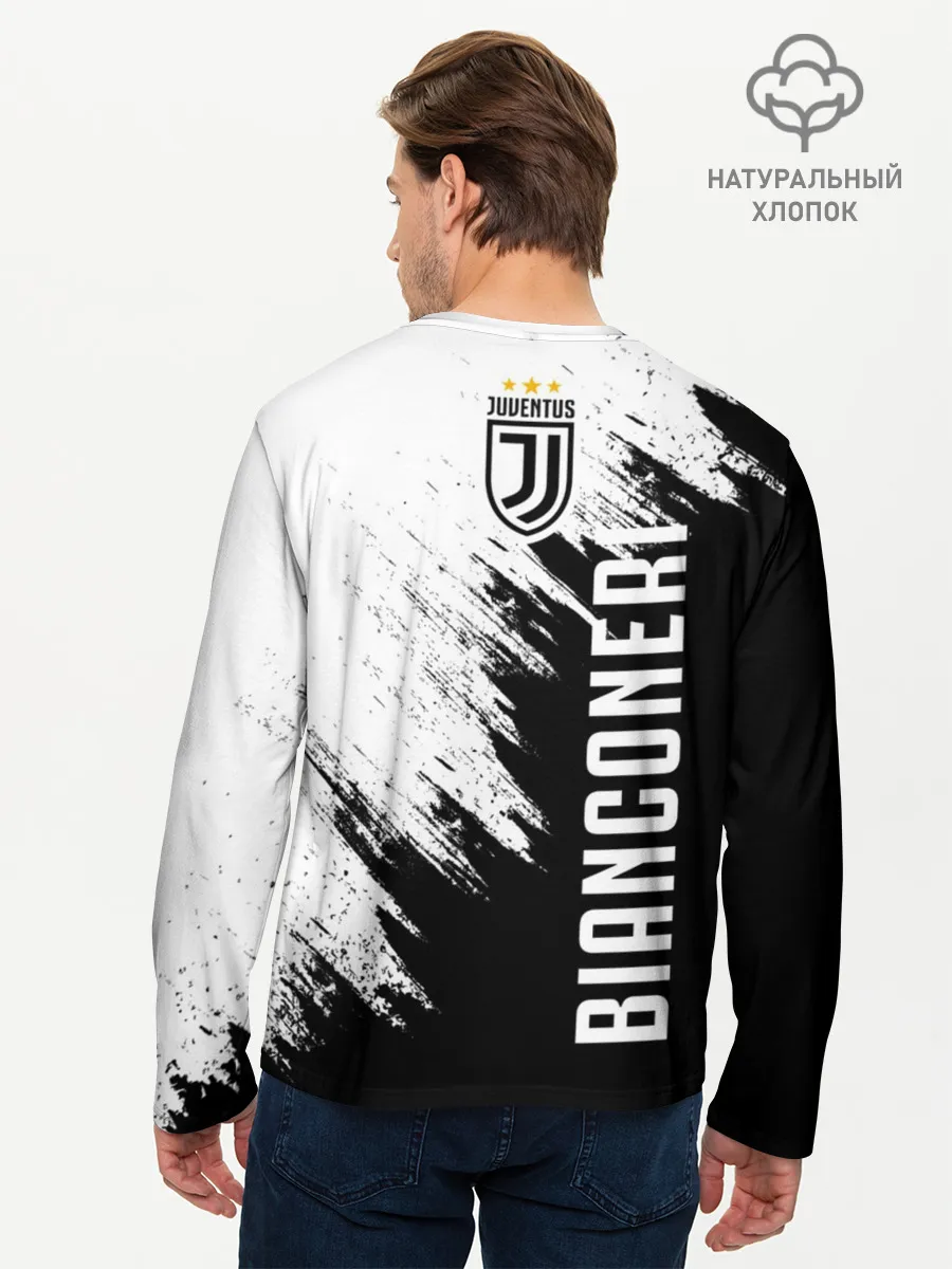 Мужской лонгслив базовый / Ювентус