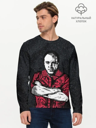 Мужской лонгслив базовый / Сопрано Джеймс Гандольфини