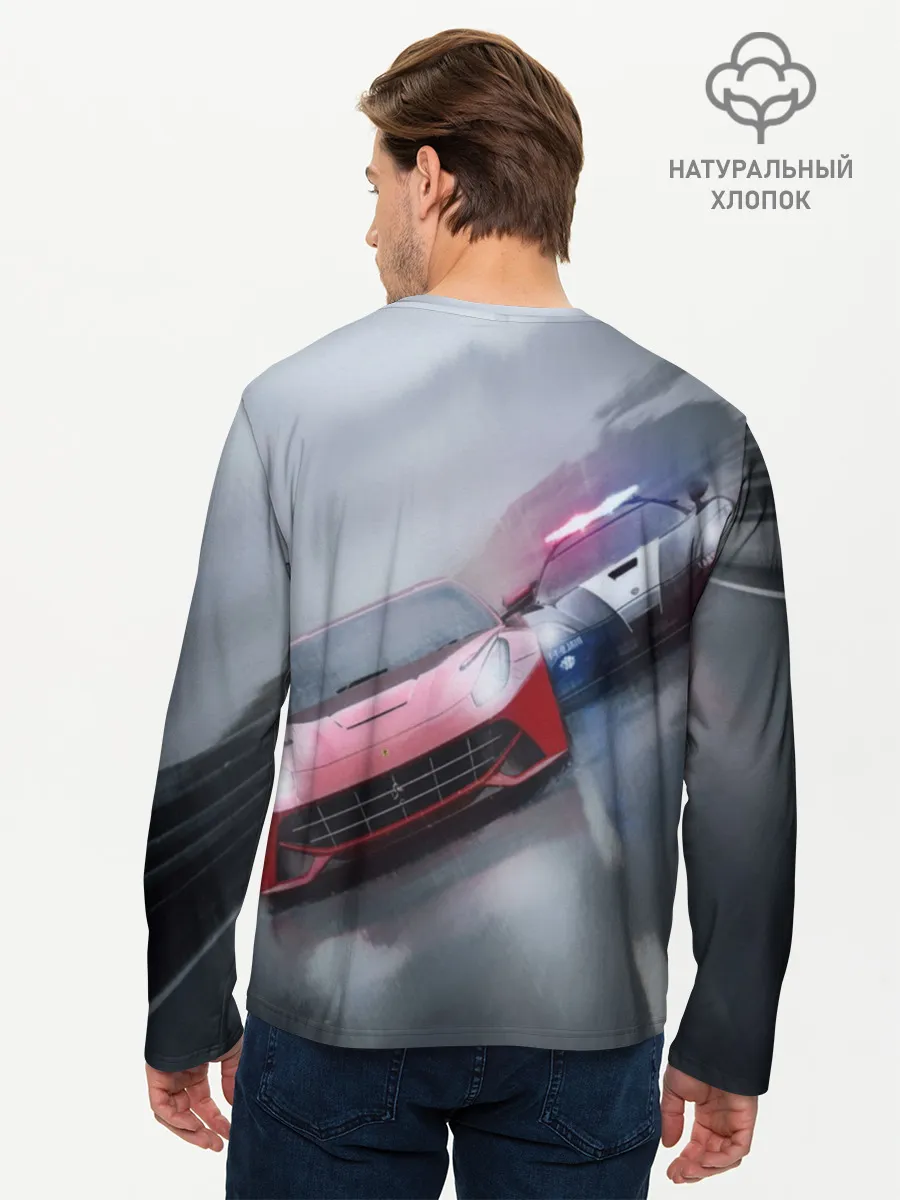 Мужской лонгслив базовый / NEED FOR SPEED