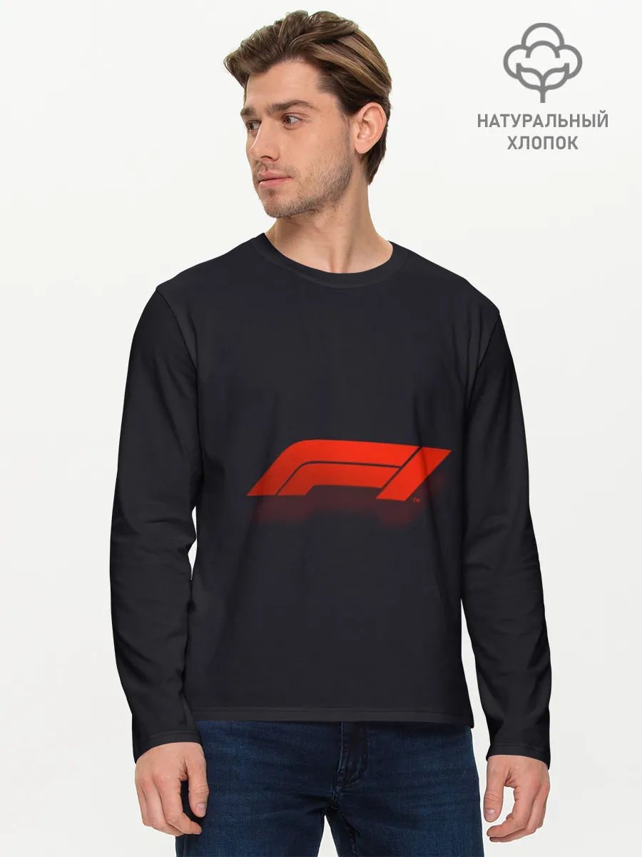 Мужской лонгслив базовый / Formula 1 Logo