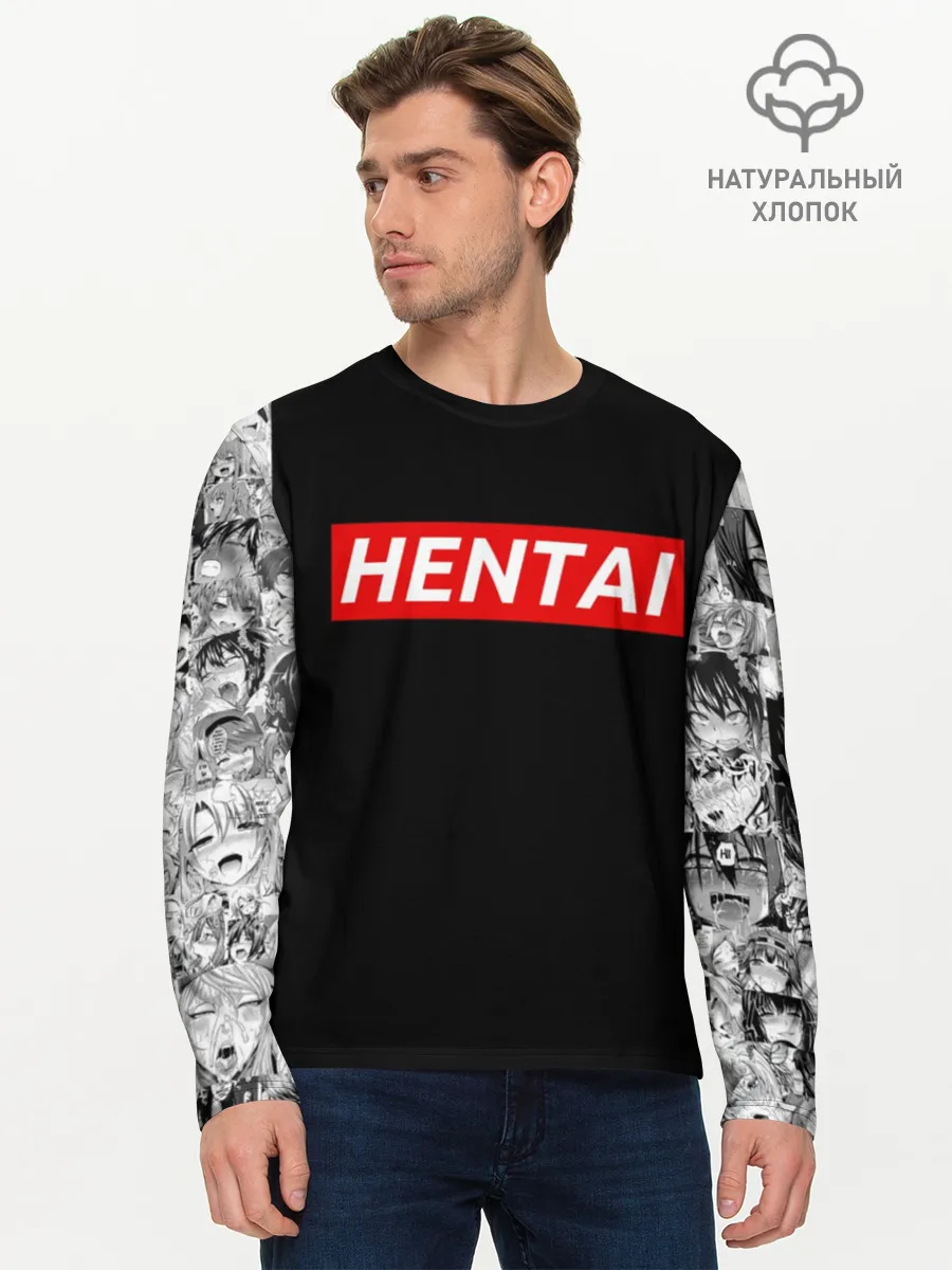 Мужской лонгслив базовый / Японская анимация