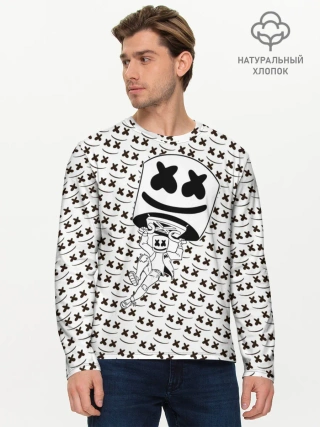 Мужской лонгслив базовый / Fortnite Marshmello