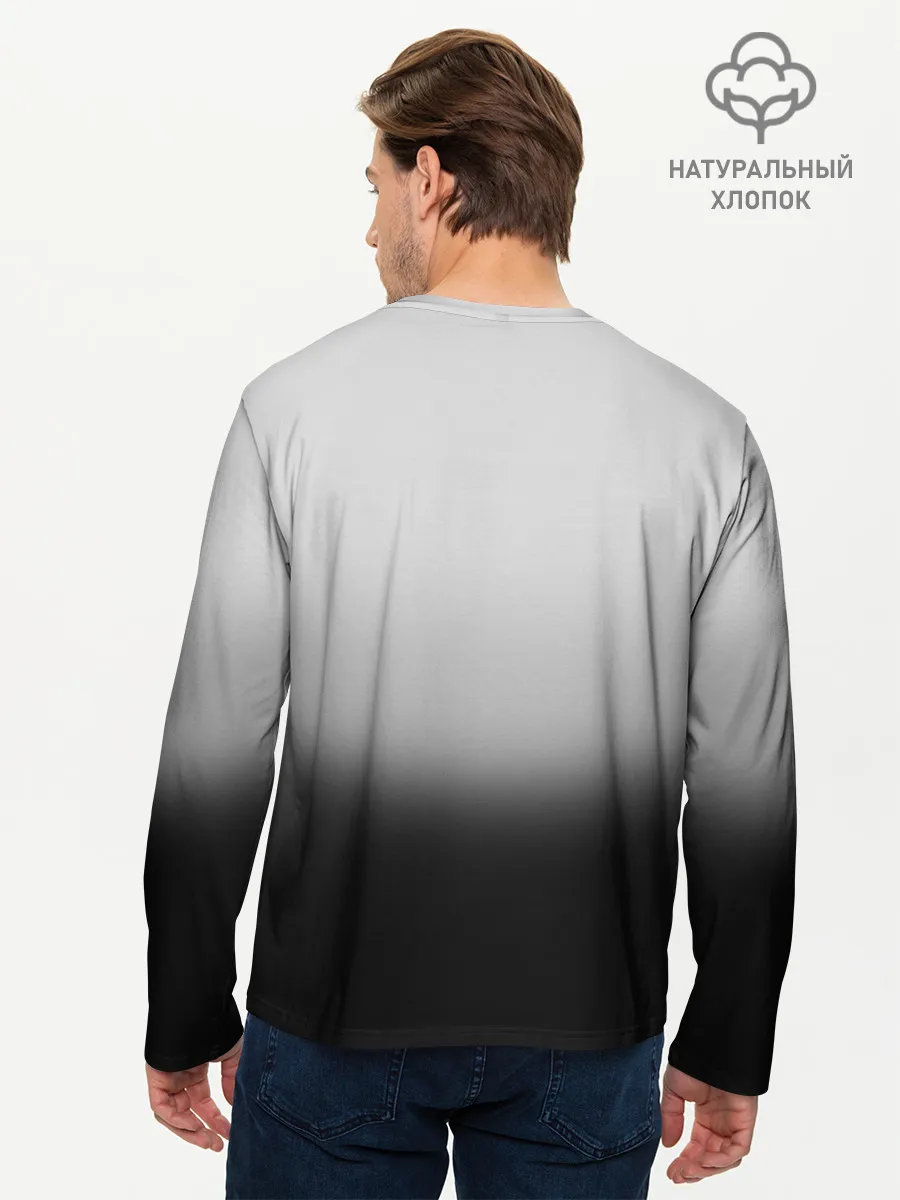 Мужской лонгслив базовый / Панда