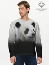 Мужской лонгслив базовый / Панда