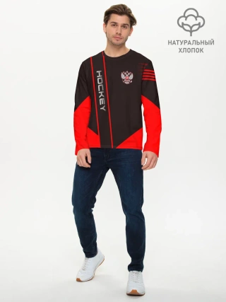 Мужской лонгслив базовый / Hockey