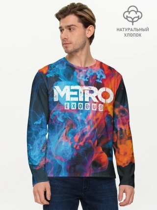 Мужской лонгслив базовый / Metro Fire