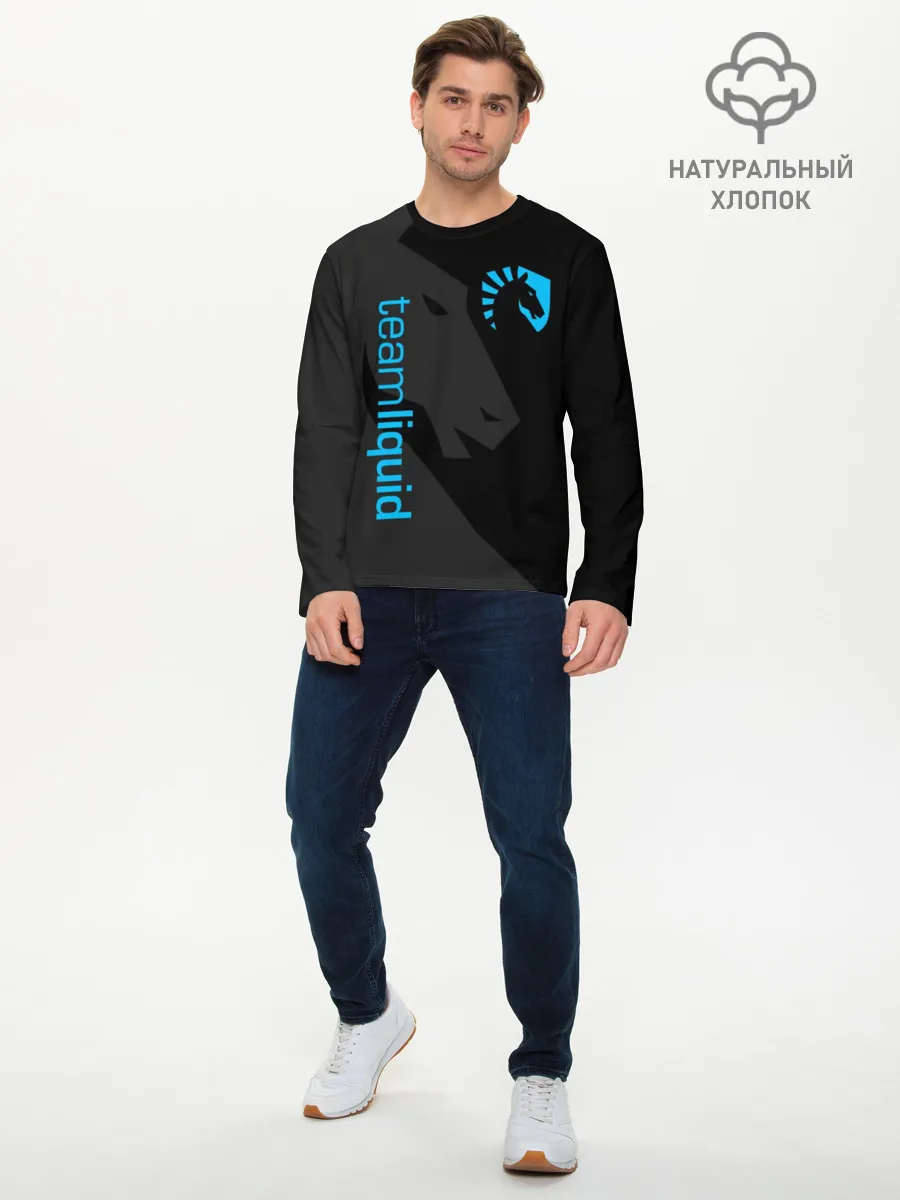 Мужской лонгслив базовый / TEAM LIQUID | ТИМ ЛИКВИД