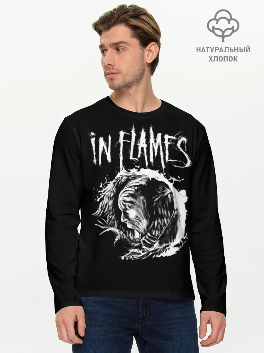 Мужской лонгслив базовый / In Flames