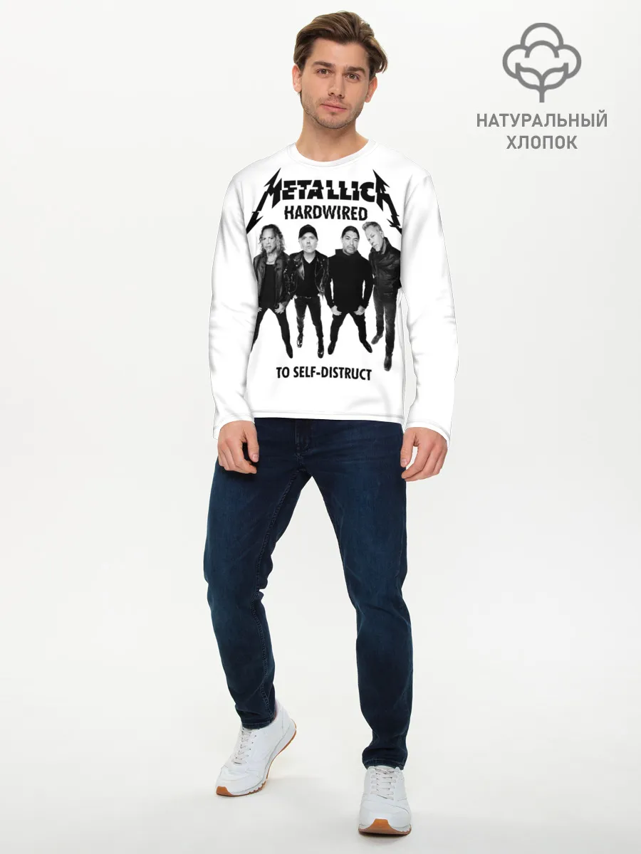Мужской лонгслив базовый / Metallica