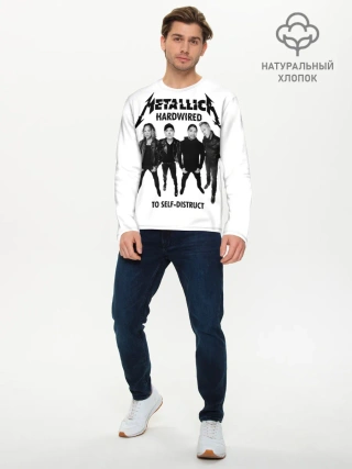 Мужской лонгслив базовый / Metallica