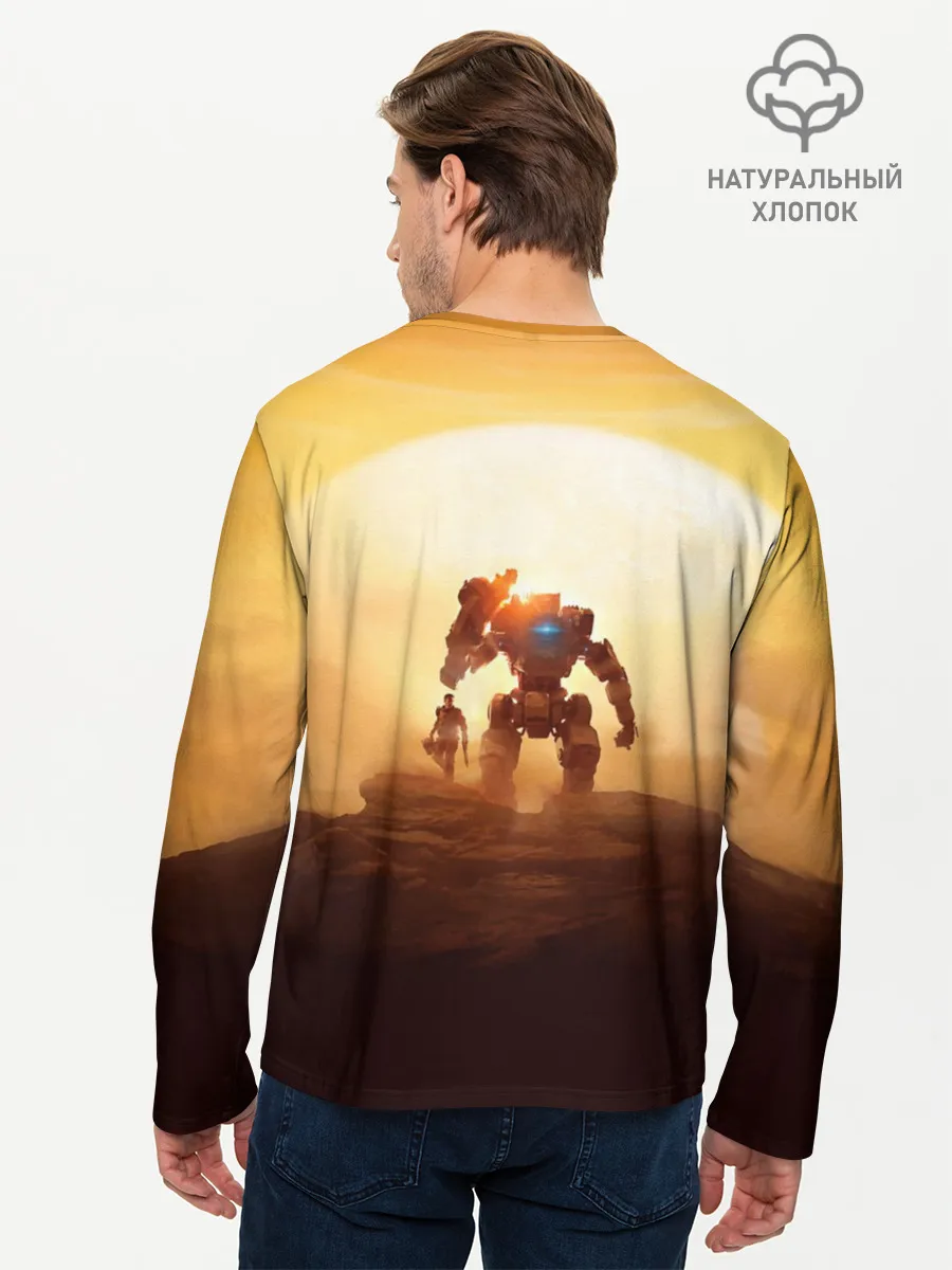 Мужской лонгслив базовый / Titanfall
