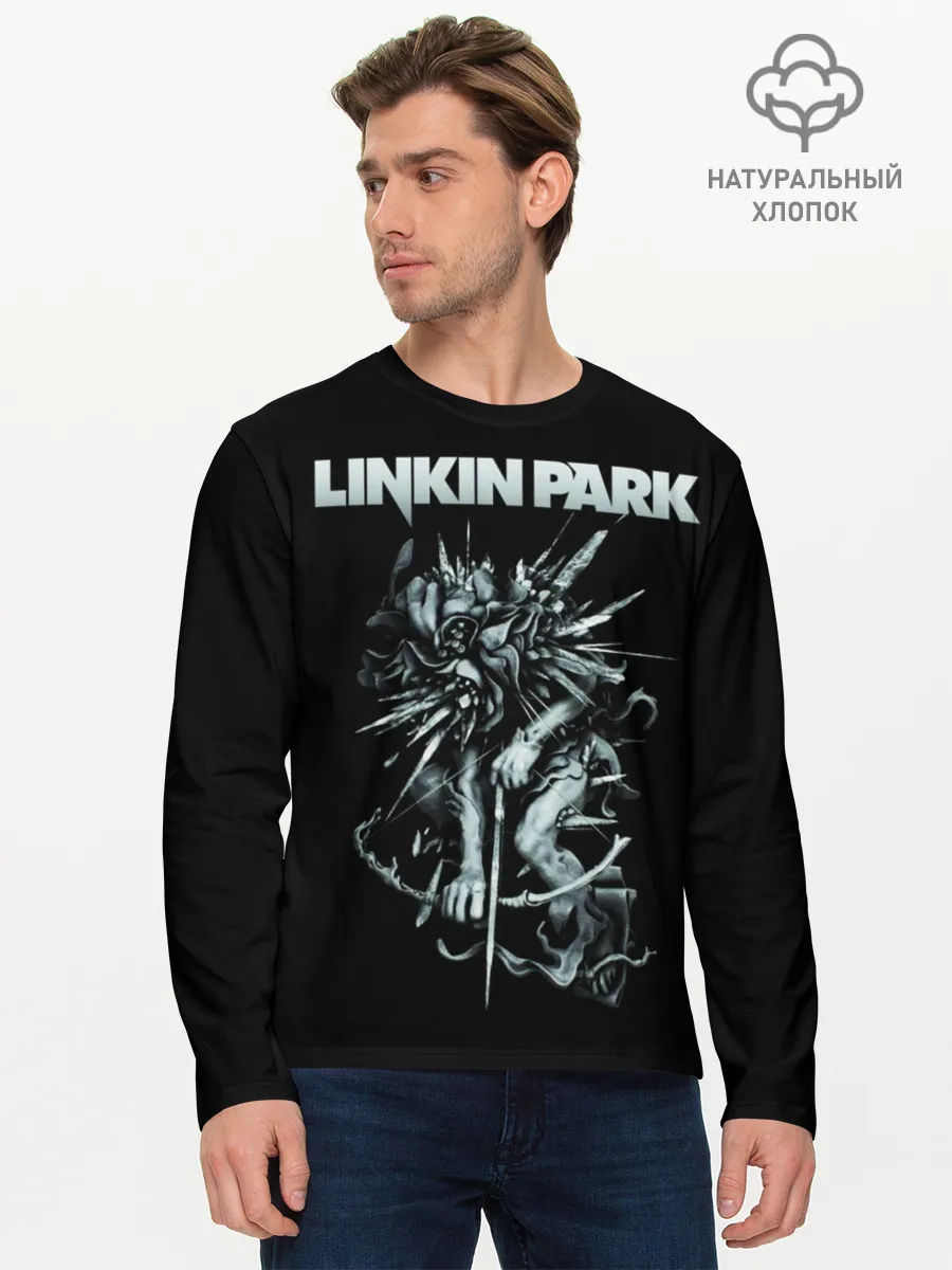 Мужской лонгслив базовый / Linkin Park