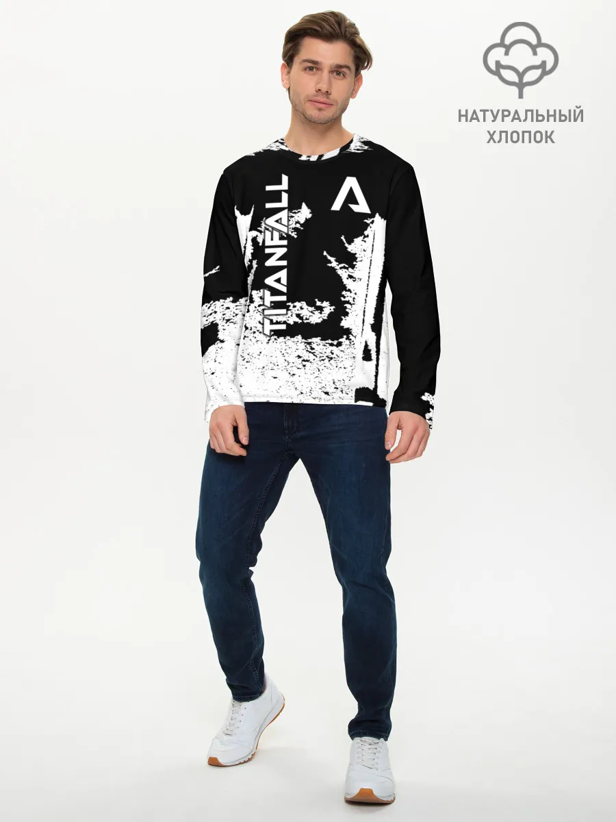 Мужской лонгслив базовый / Titanfall