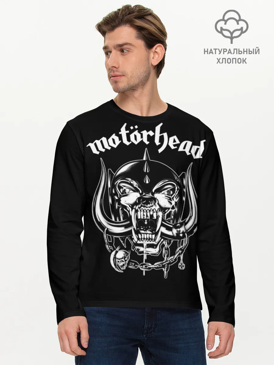 Мужской лонгслив базовый / Motorhead