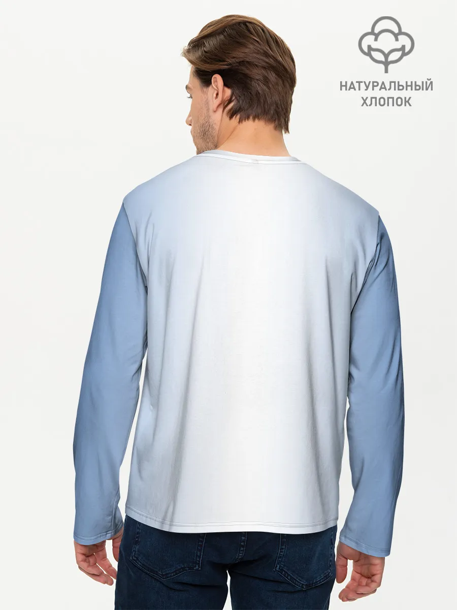 Мужской лонгслив базовый / сова