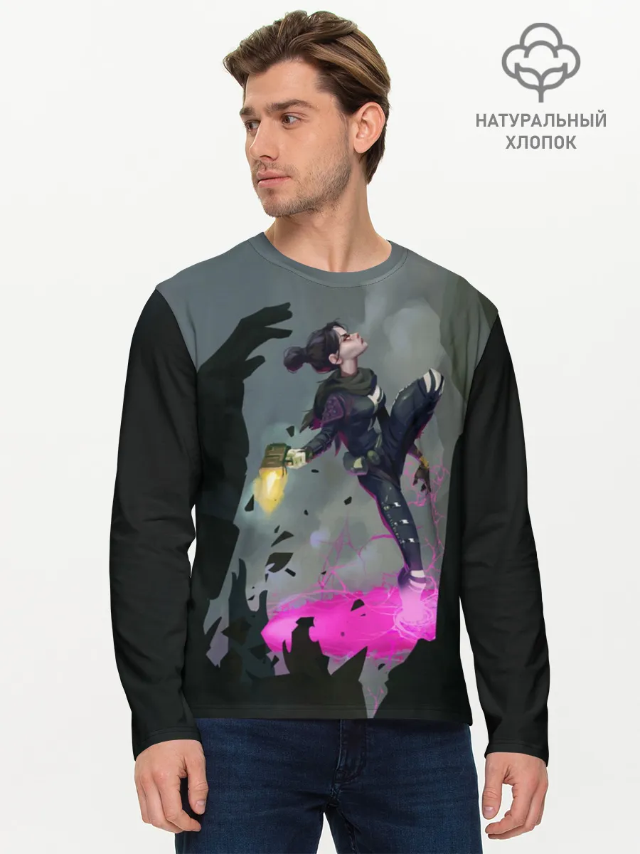 Мужской лонгслив базовый / APEX LEGENDS - Wraith