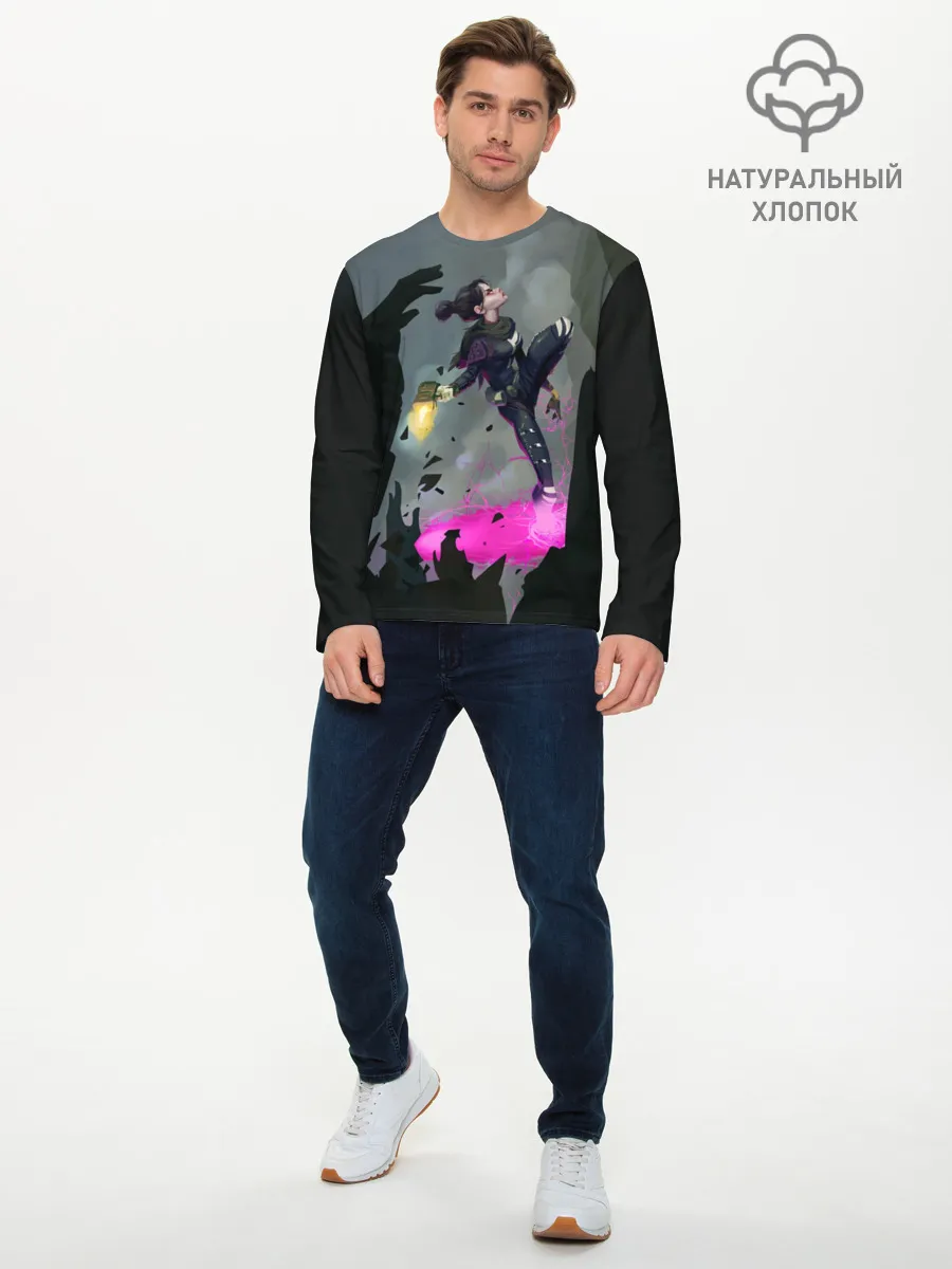 Мужской лонгслив базовый / APEX LEGENDS - Wraith