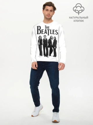 Мужской лонгслив базовый / The Beatles