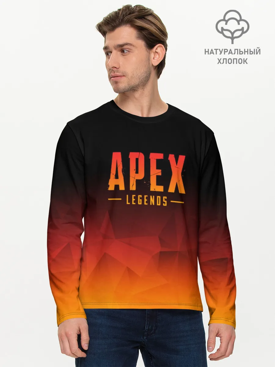Мужской лонгслив базовый / APEX LEGENDS | АПЕКС ЛЕГЕНДС