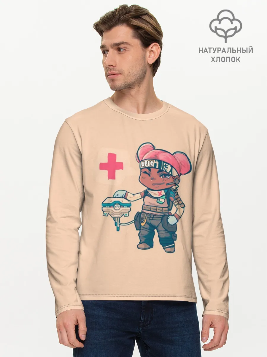 Мужской лонгслив базовый / Apex legends - Lifeline