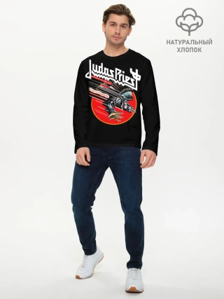 Мужской лонгслив базовый / Judas Priest