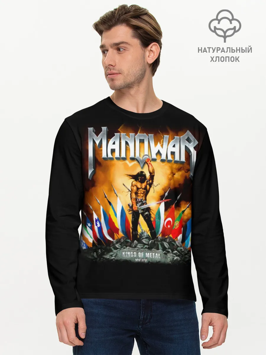 Мужской лонгслив базовый / Manowar