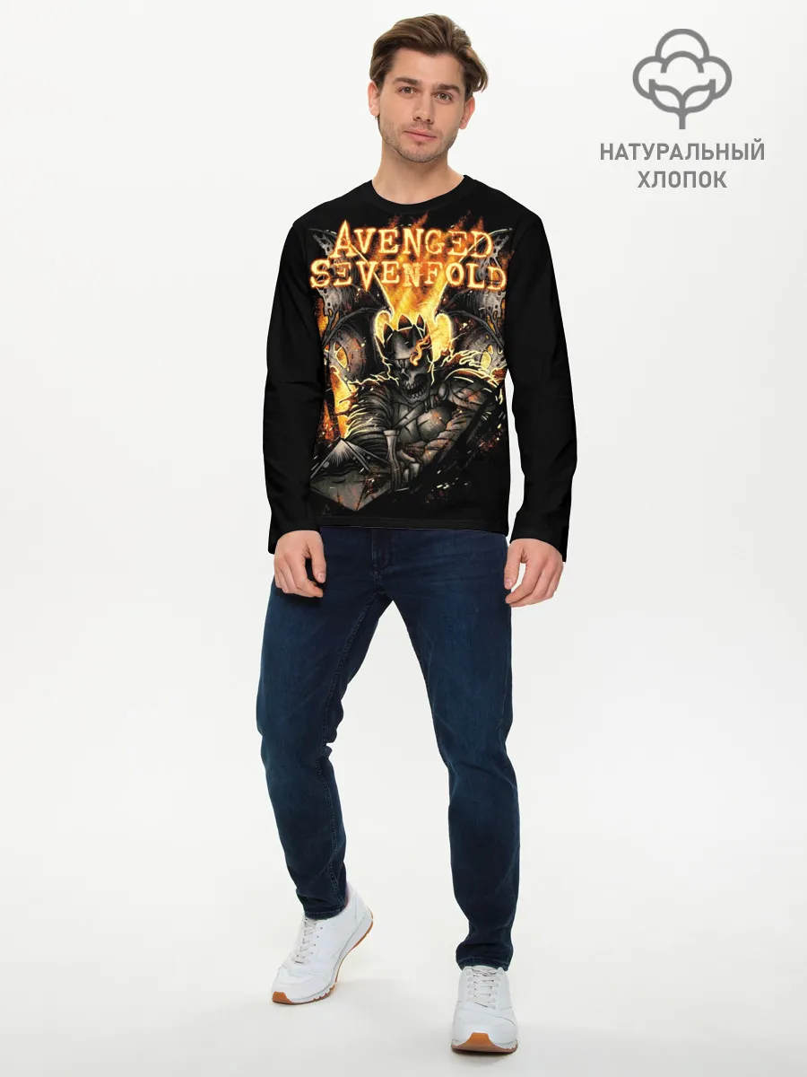 Мужской лонгслив базовый / Avenged Sevenfold