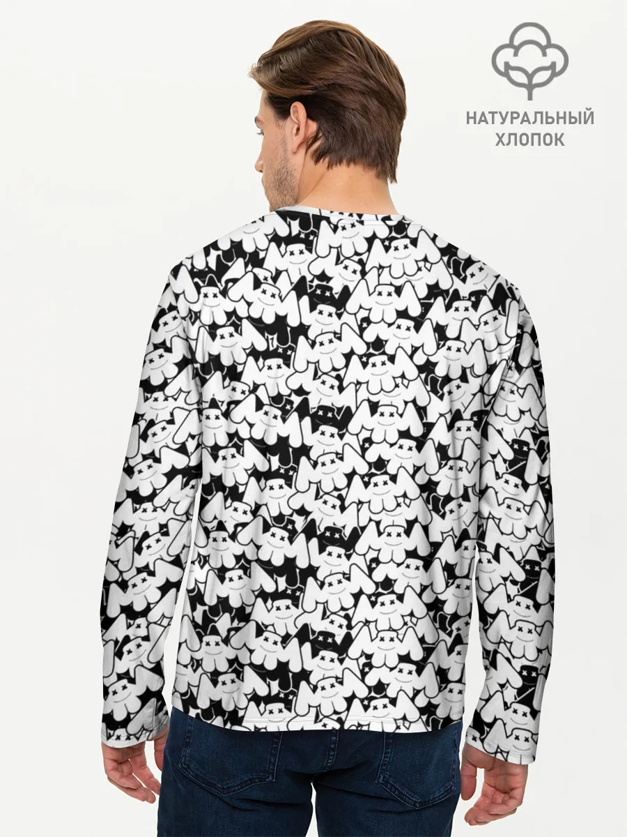 Мужской лонгслив базовый / MARSHMELLO