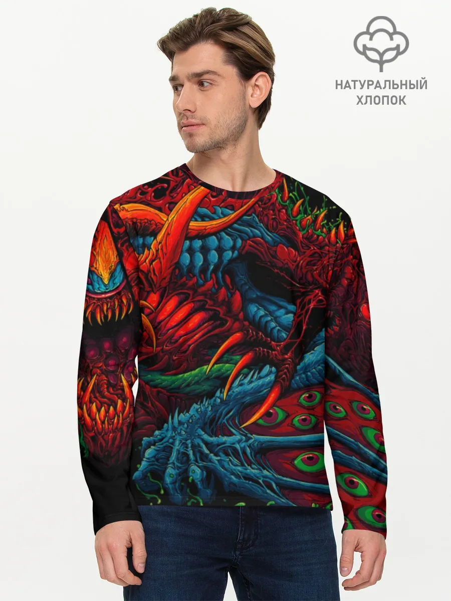 Мужской лонгслив базовый / CS GO:HYPER BEAST