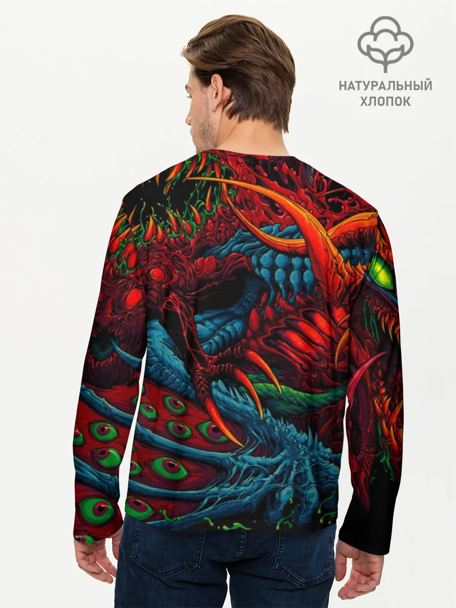 Мужской лонгслив базовый / CS GO:HYPER BEAST