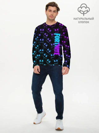 Мужской лонгслив базовый / MARSHMELLO