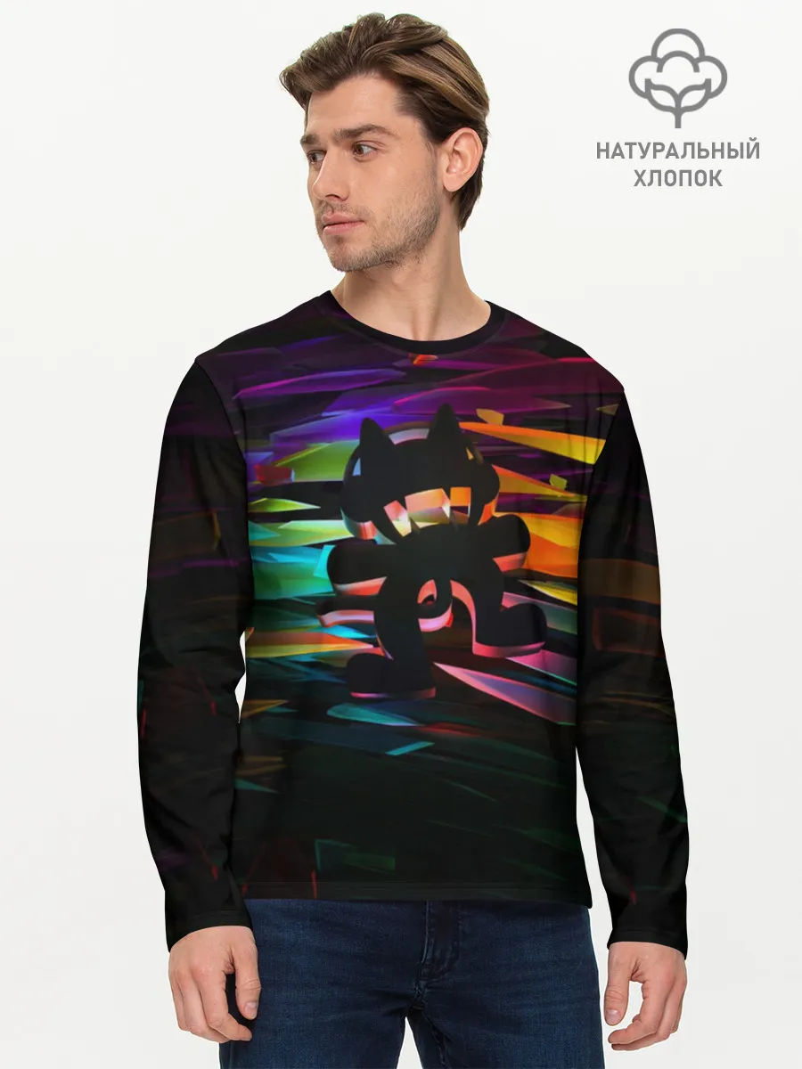 Мужской лонгслив базовый / Monstercat