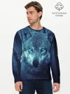 Мужской лонгслив базовый / Волк