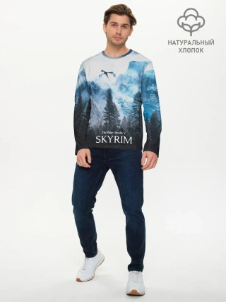 Мужской лонгслив базовый / Skyrim