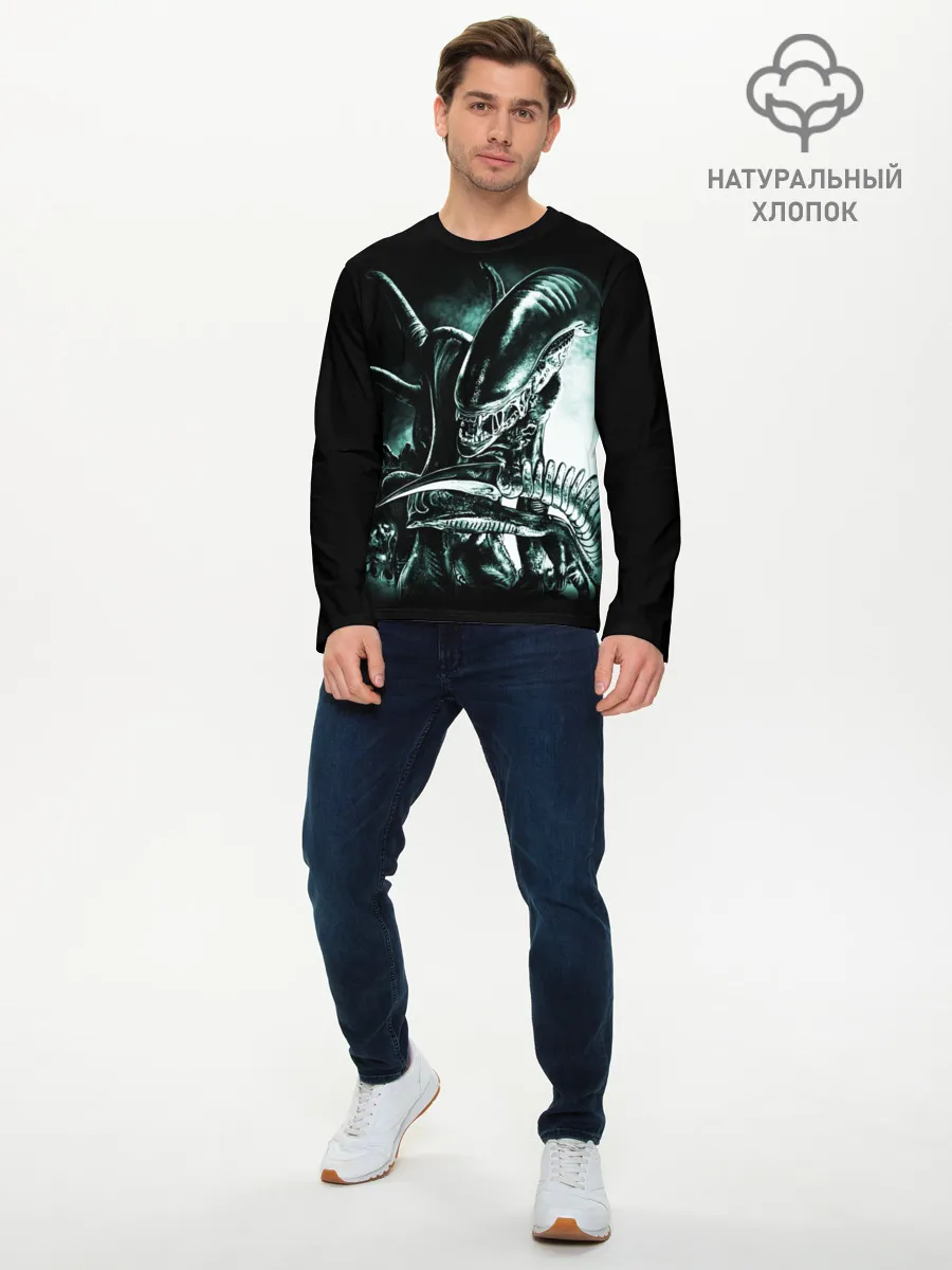 Мужской лонгслив базовый / Чужой