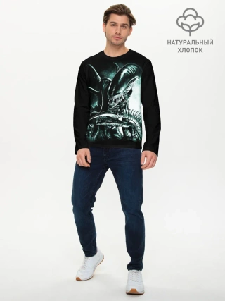 Мужской лонгслив базовый / Чужой