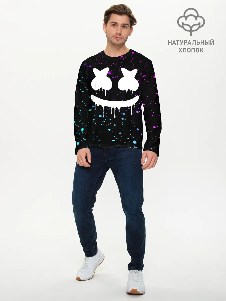 Мужской лонгслив базовый / MARSHMELLO Melt