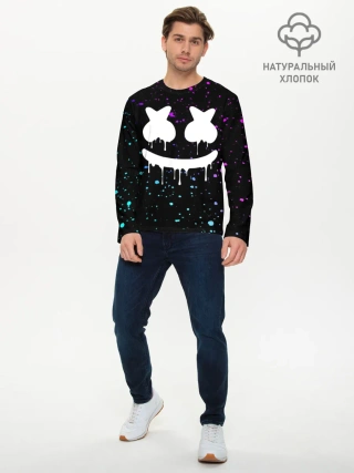 Мужской лонгслив базовый / MARSHMELLO Melt