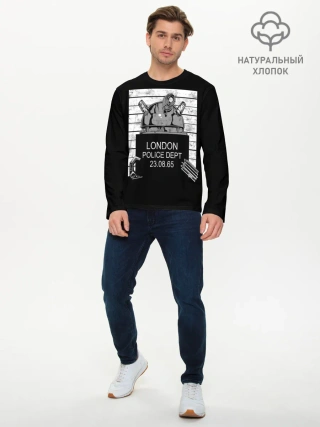 Мужской лонгслив базовый / Доктор Кто. Далек