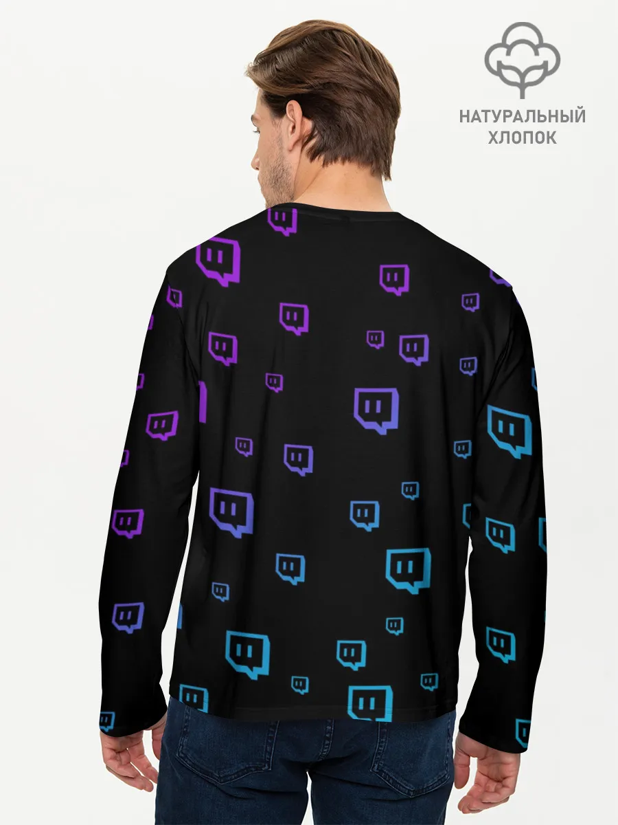 Мужской лонгслив базовый / Twitch