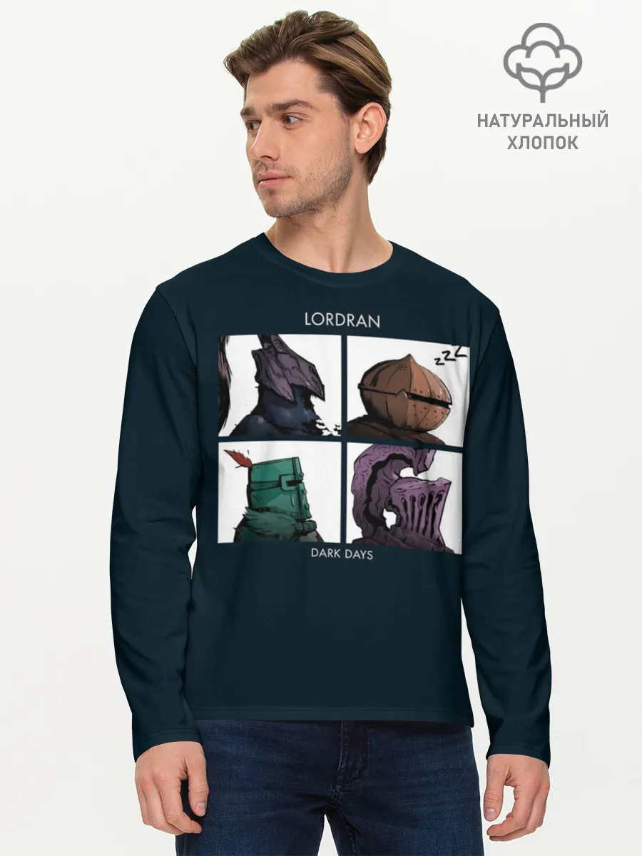 Мужской лонгслив базовый / Dark Souls