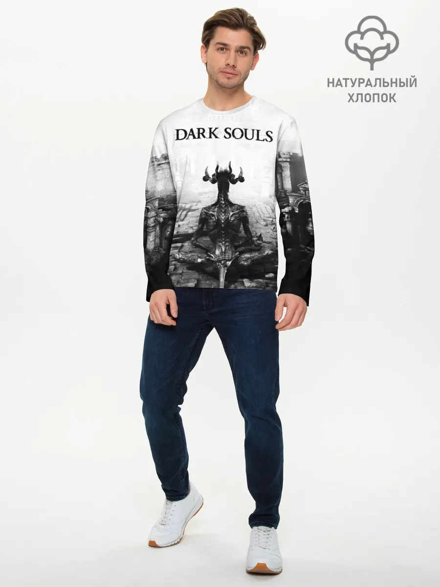 Мужской лонгслив базовый / Dark Souls