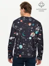Мужской лонгслив базовый / Космос