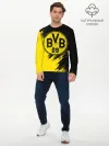 Мужской лонгслив базовый / Боруссия Дортмунд