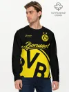 Мужской лонгслив базовый / Боруссия Дортмунд