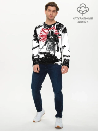 Мужской лонгслив базовый / Ведьмак