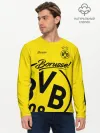 Мужской лонгслив базовый / Боруссия Дортмунд