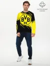 Мужской лонгслив базовый / Боруссия Дортмунд