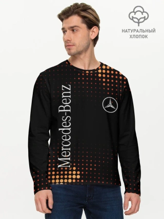 Мужской лонгслив базовый / Mercedes