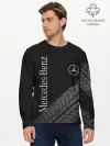Мужской лонгслив базовый / Mercedes